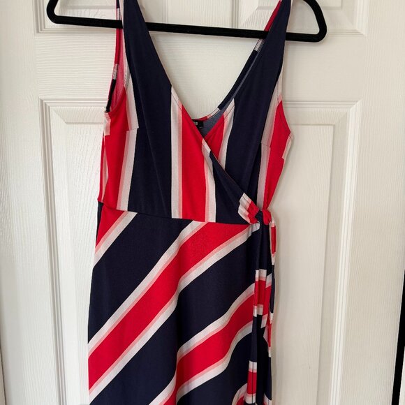 Red and Blue Dress from Express - Picture 1 of 5